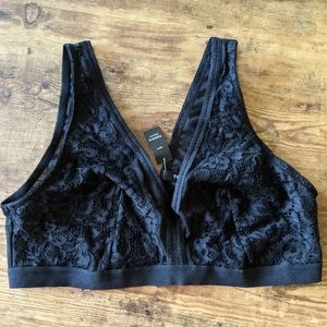 Torrid Mesh & Lace Bralette Size 1X NWT